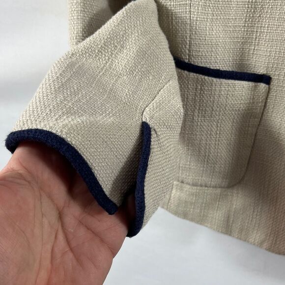 Womens Banana Republic Tweed Classic Preppy Blazer 0486 - Picture 8 of 12